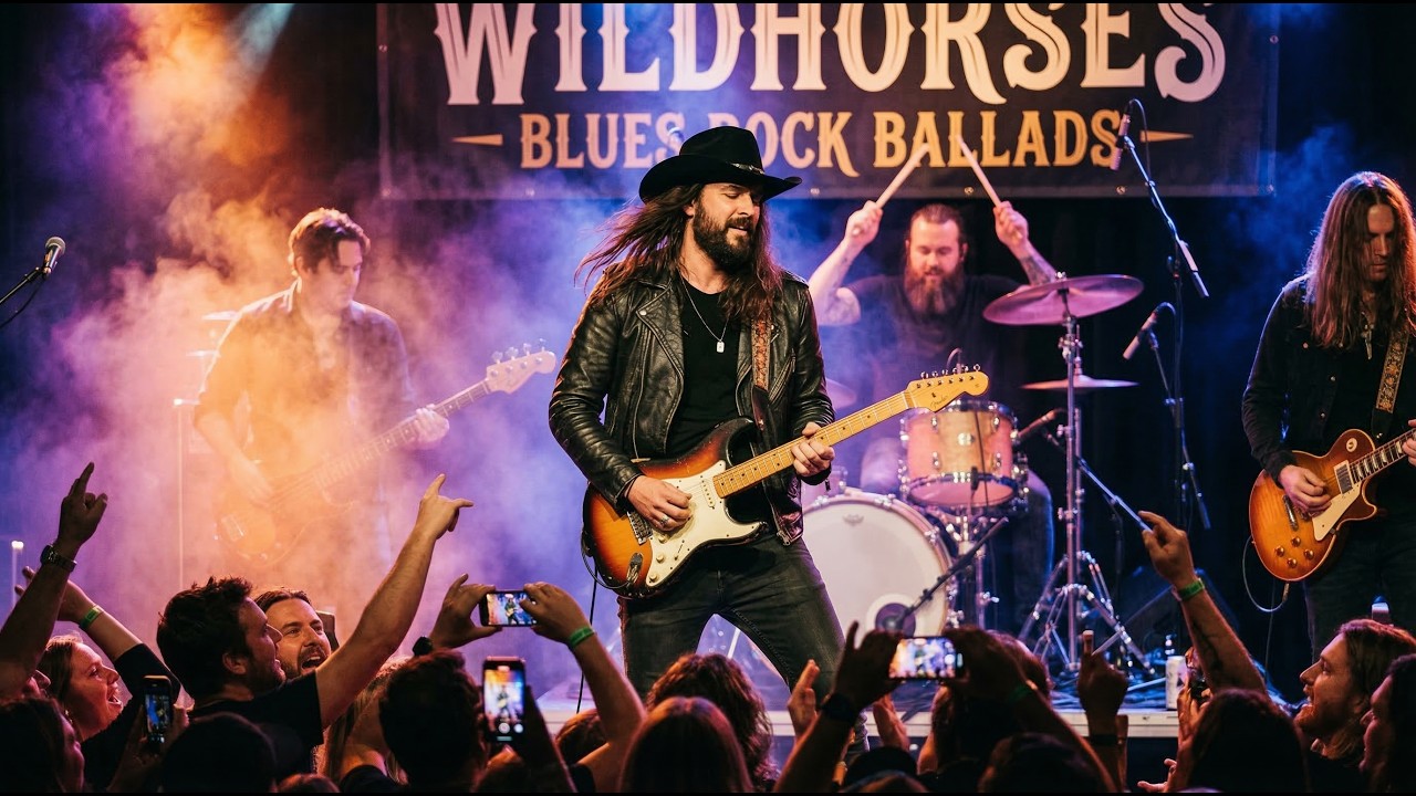 🎸 Blues Rock Power 🔥 | Epic Guitar Vibes Inspired by Legendary Rock Icons
