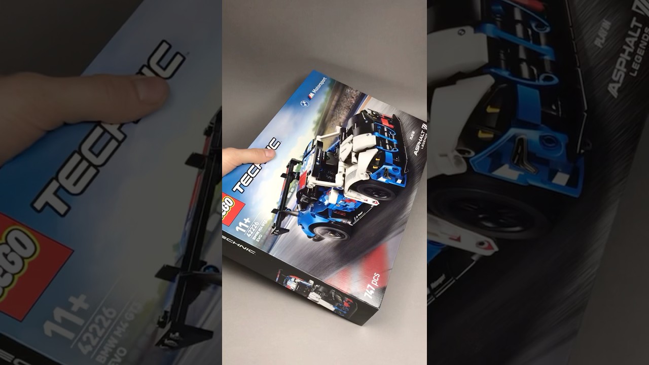 New addition to my LEGO collection 🟦🟥 Technic #42226 BMW M4 GT3 EVO #asphaltlegends #legotechnic