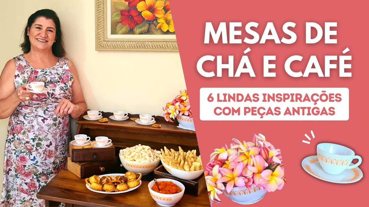 Mesas Decoradas para Chá da Tarde: 6 Lindas Ideias para Chá ou Café | Chá da Tarde | Angélica Ritton