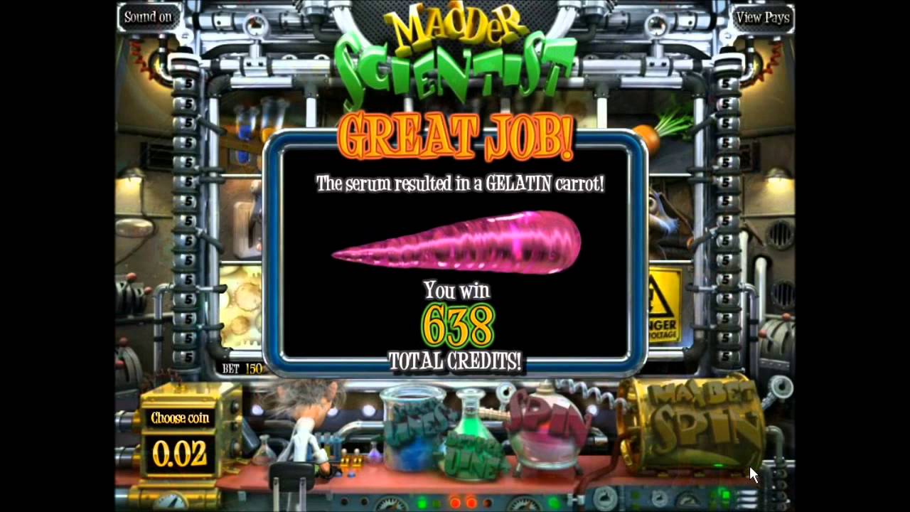 Madder Scientist Slot Demo