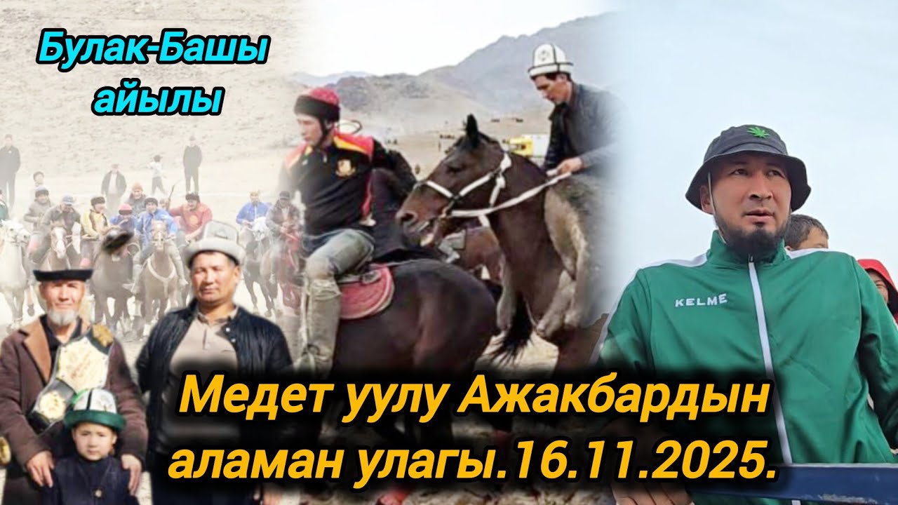 Булак-Башы айылы Медет уулу Ажакбардын аламан улагы.16.11.2025.