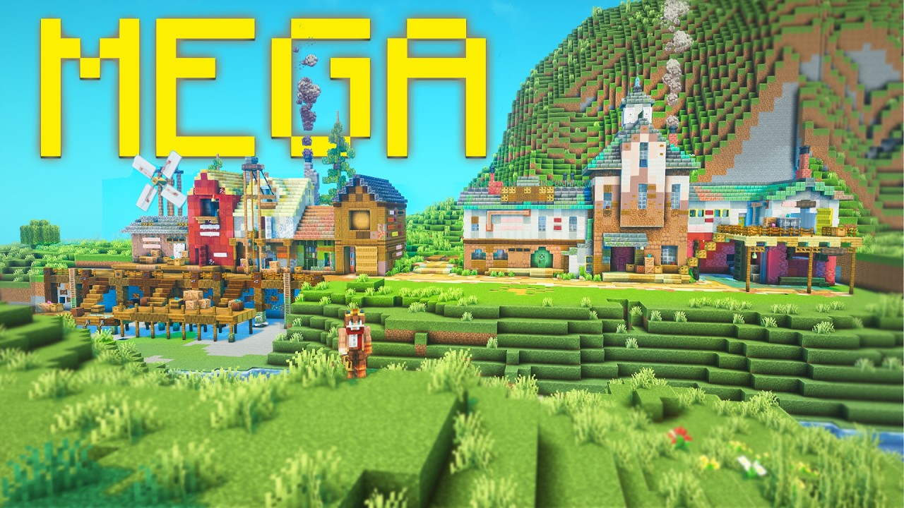 Starting my MEGA BASE in Minecraft Create Mod