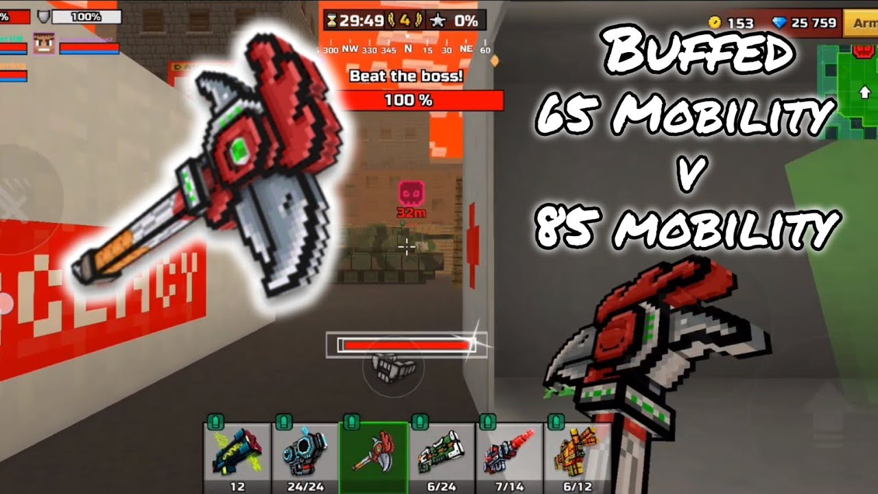 Pixel Gun 3D Dead City Raid Speedrun with BUFFED Last Cry