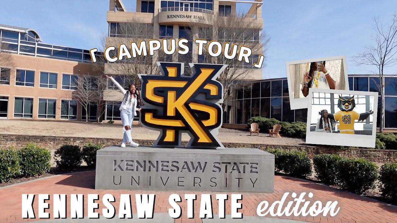 KENNESAW STATE university campus tour!♡ (kennesaw campus) | college diaries