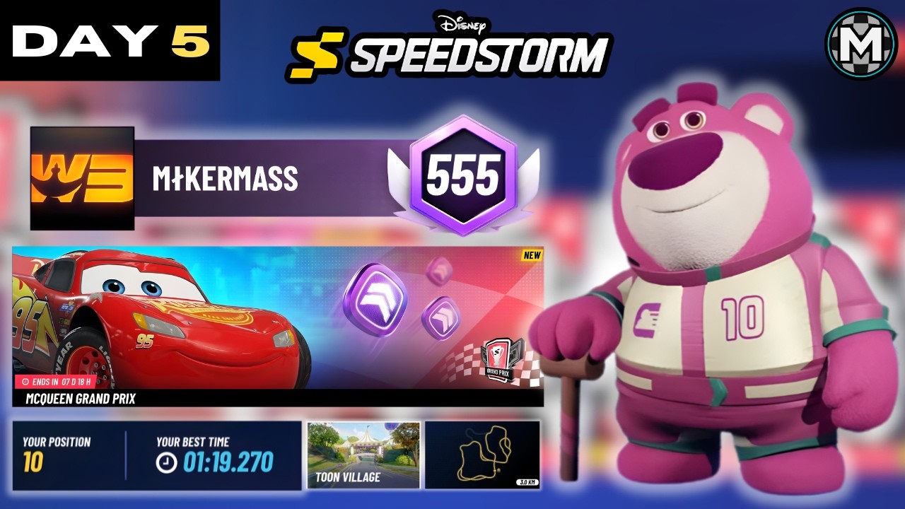 Disney Speedstorm Grand Prix (Day 5) - 1:19.270 - Lotso | MikerMass