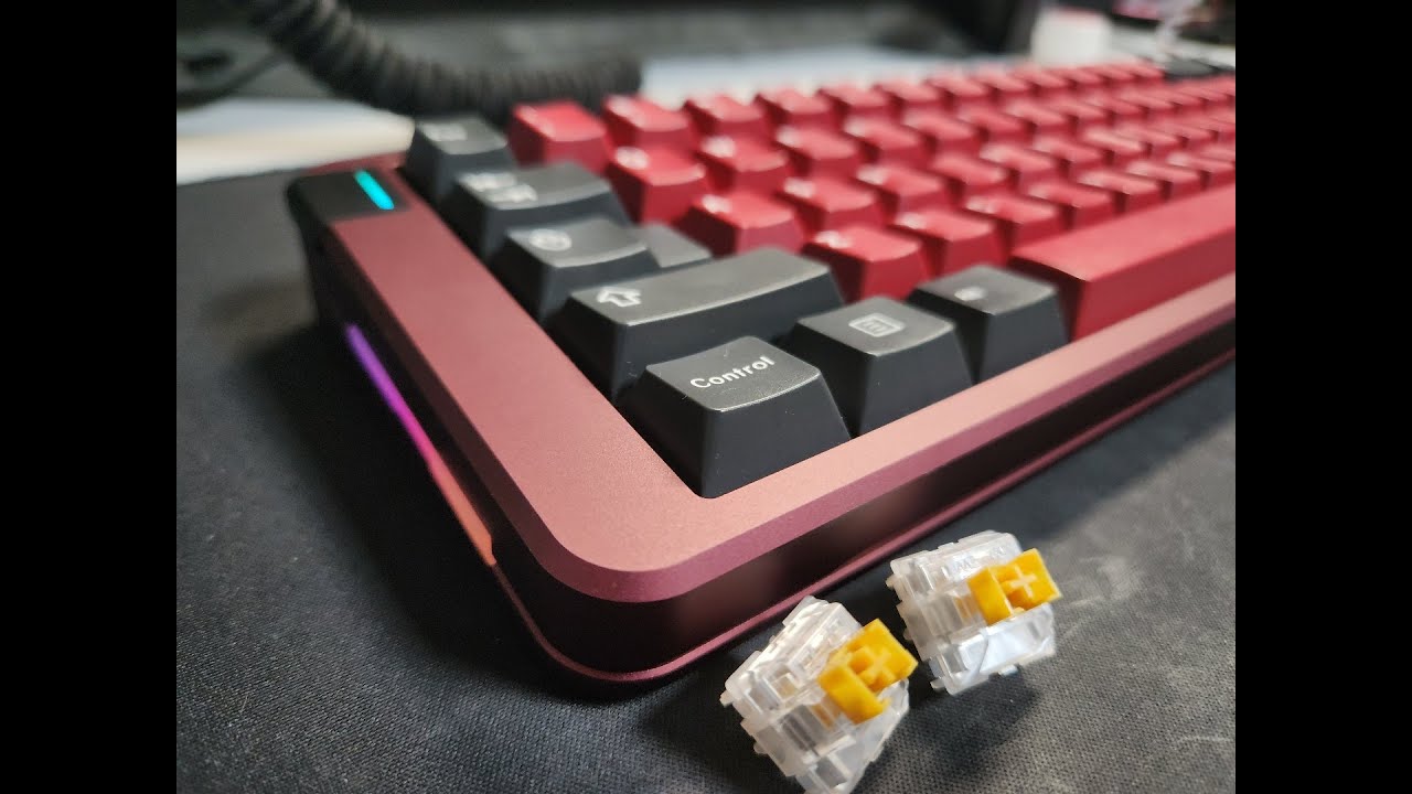 GrayStudio SPACE65 키보드 타건 (w/ Gazzew U4Tx)