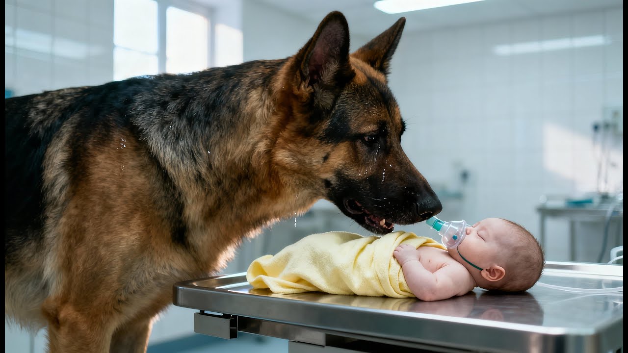 German Shepherd Visits Dying Baby In His Final Moments&mdash;What He Did Made The Whole World Cry