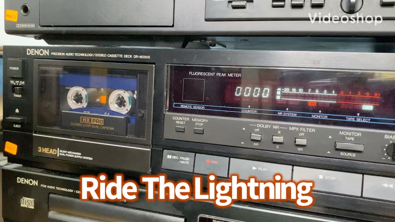 Metallica 1984 - Ride The Ligthning cassette