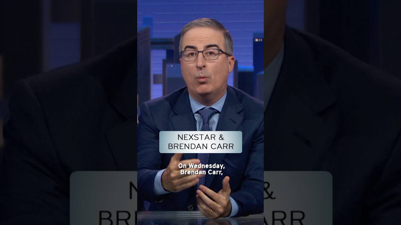 Nexstar & Brendan Carr #lastweektonight