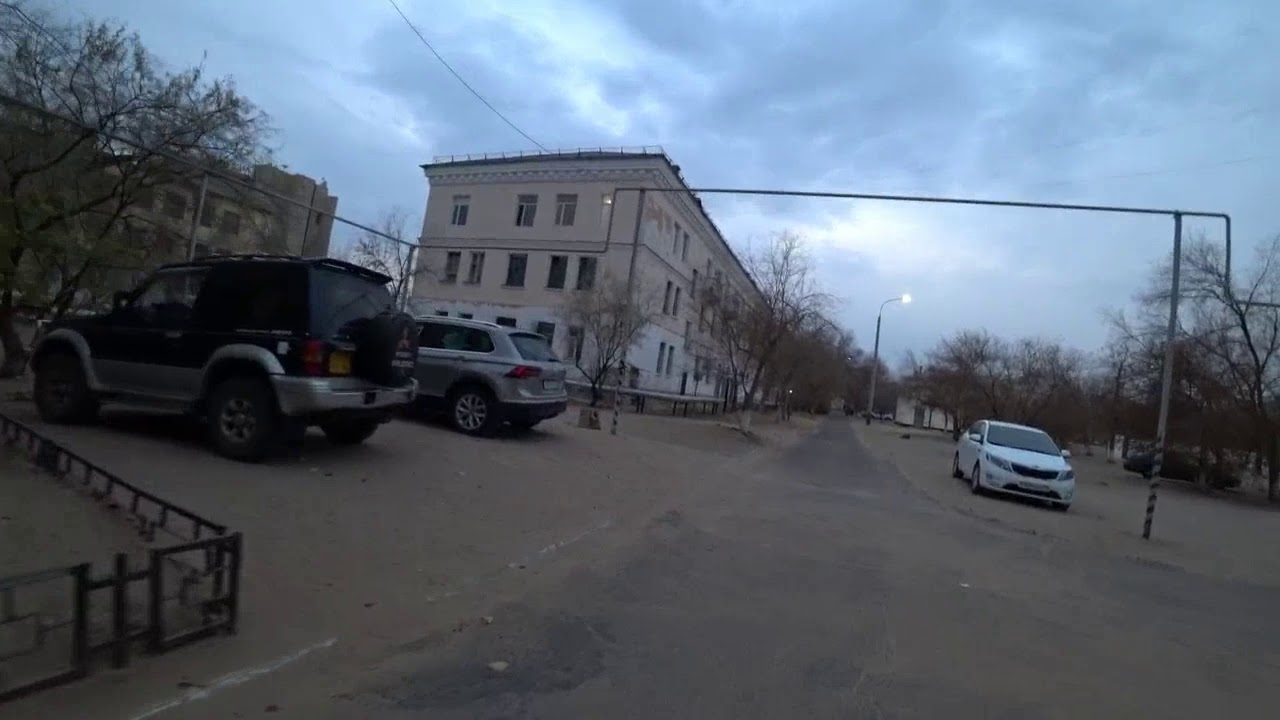 Байконур улица Носова в ноябре!