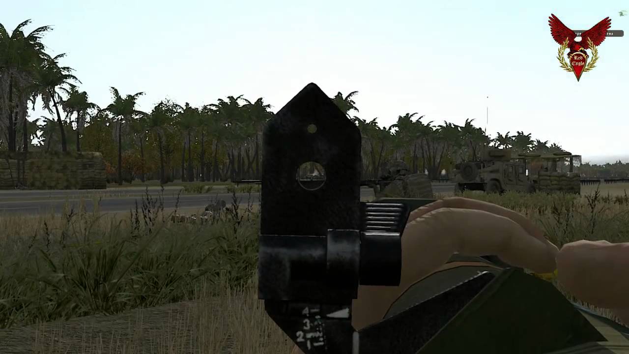 Выстрел с M136 по бтр