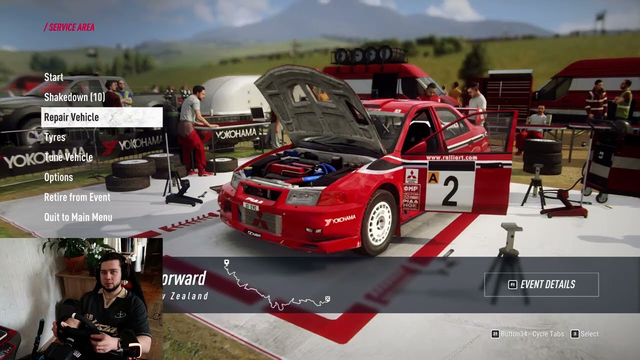 DiRT Rally 2.0 прохождение истории MITSUBISHI LANCER EVOLUTION VI (MOZA R3) #1