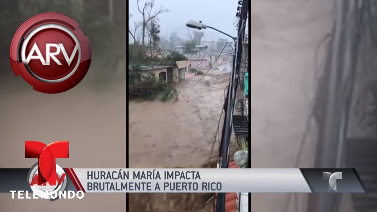 El hurac&aacute;n Mar&iacute;a devast&oacute; Puerto Rico | Al Rojo Vivo | Telemundo