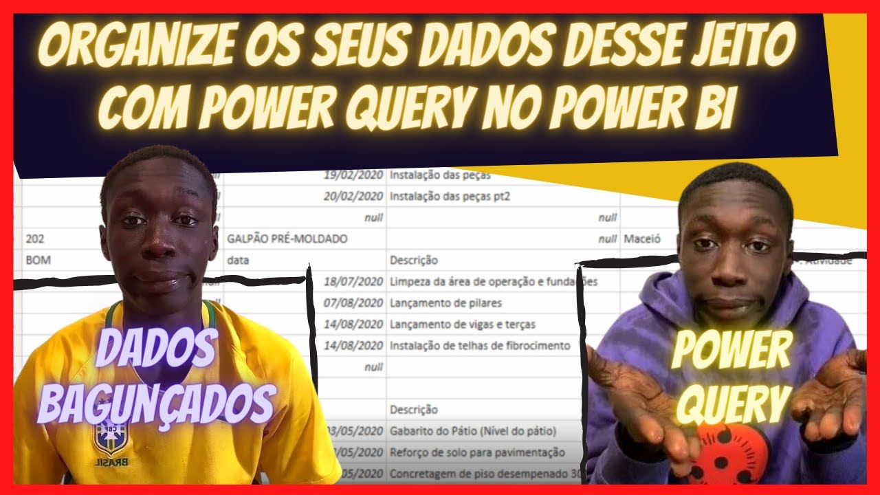 [POWER BI] Como organizar dados bagunçados usando o Power Query no Power BI