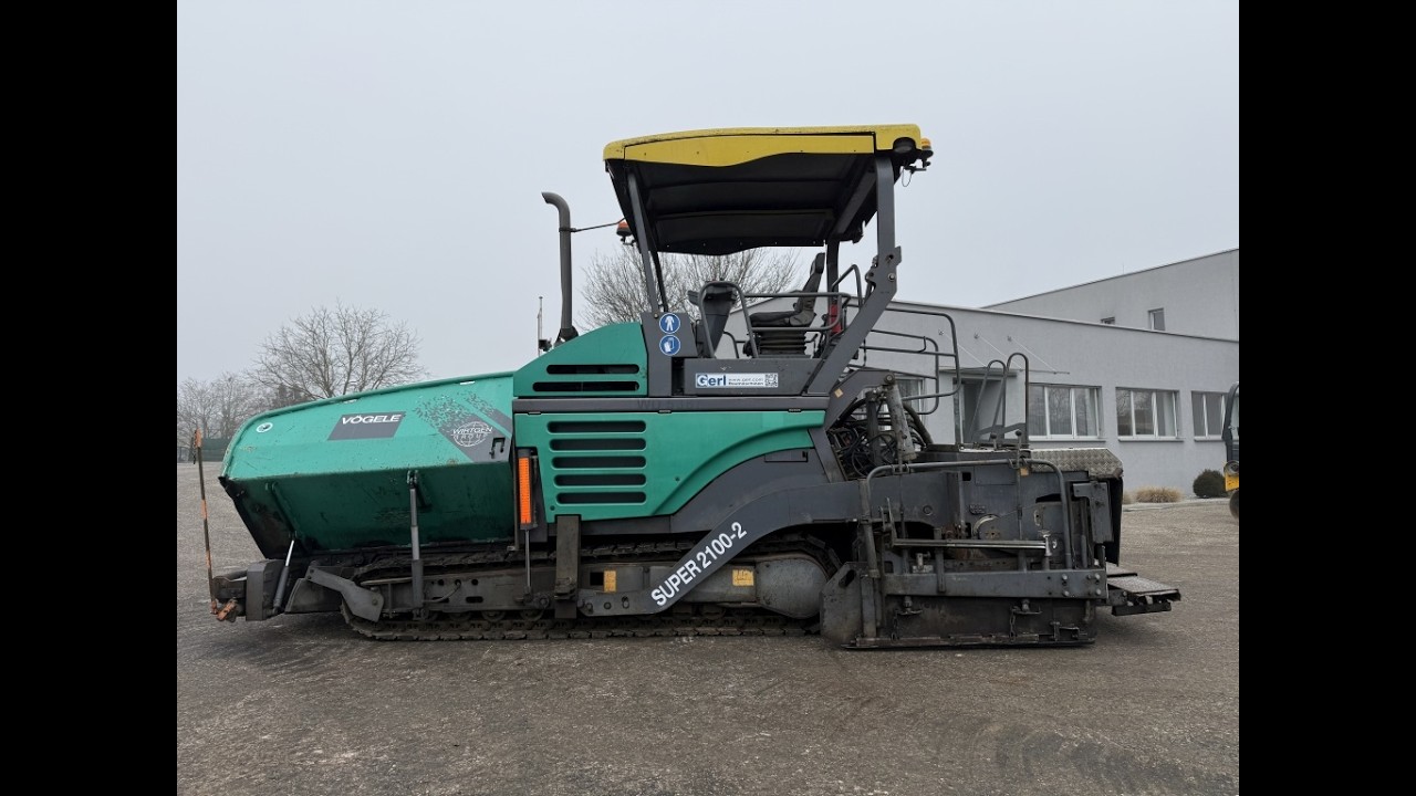 Vögele Super 2100-2 AB 600 year 2007; #wirtgen