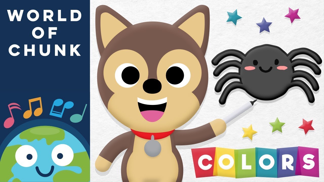Let's Learn Colors - Coloring in Bugs | Kids Songs & Nursery Rhymes For Children | World of Chunk