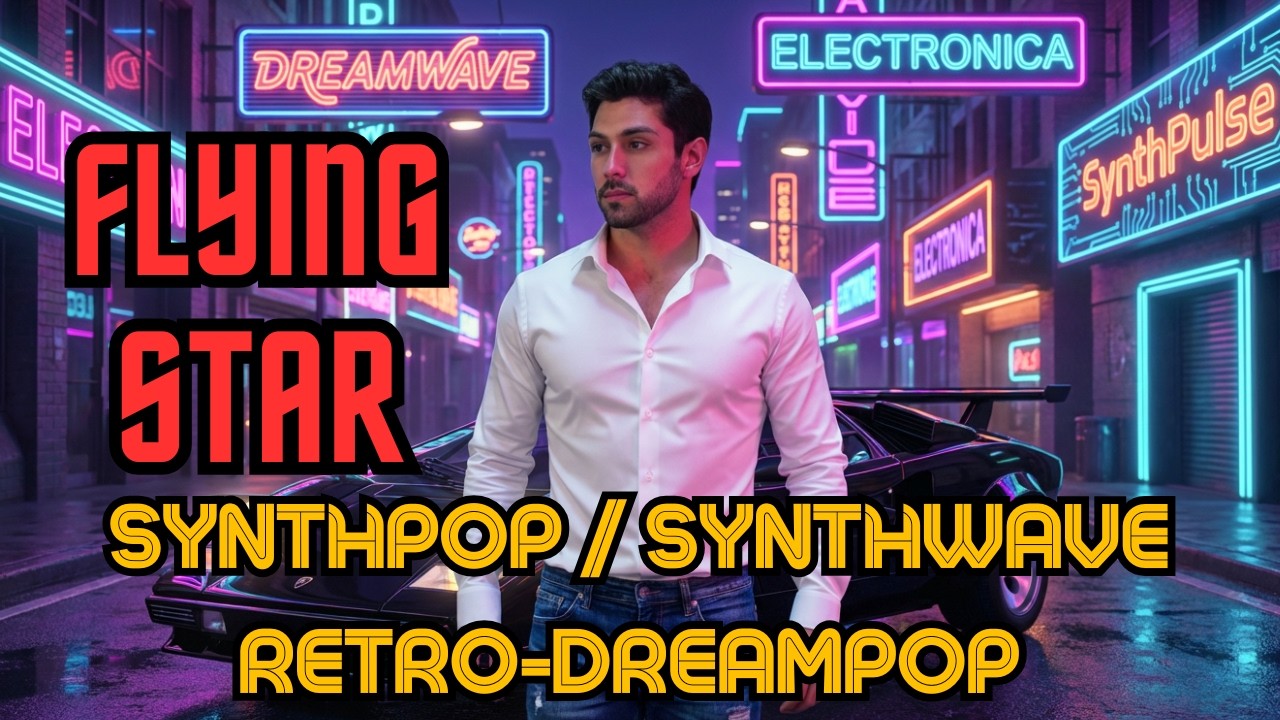 1980s SYNTHPOP / ITALO DISCO / SYNTHWAVE / RETRO-DREAMPOP - Song: Flying Star