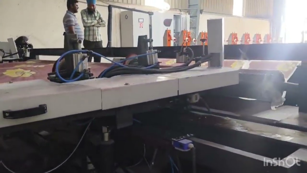 Rotary screen printing ||| how cloths are printed ||| how carpet are printed #rotarymachine #textile