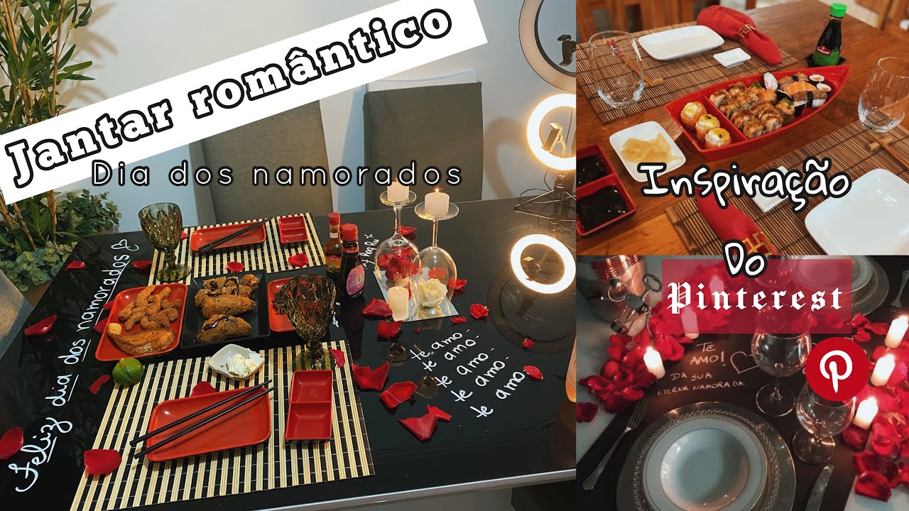 Fiz um jantar romântico Tema comida japonesa - TIREI A INSPIRAÇÃO DO PINTEREST- DIA DOS NAMORADOS