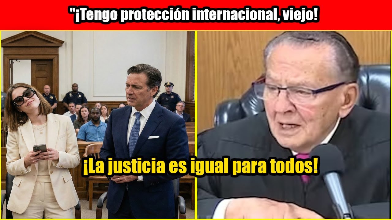 Hija de Diplomático poderoso Alega Proteción internacional, Juez Caprio La Deja en Shock en segundos