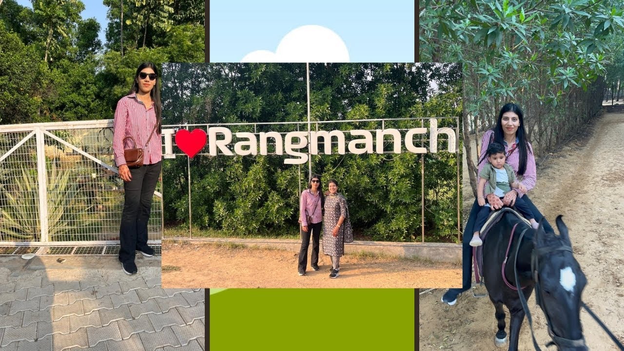 Rangmanch farms !! Amusement park , Sadhrana ,Gurugram !! School picnic !! Fun trip 😍