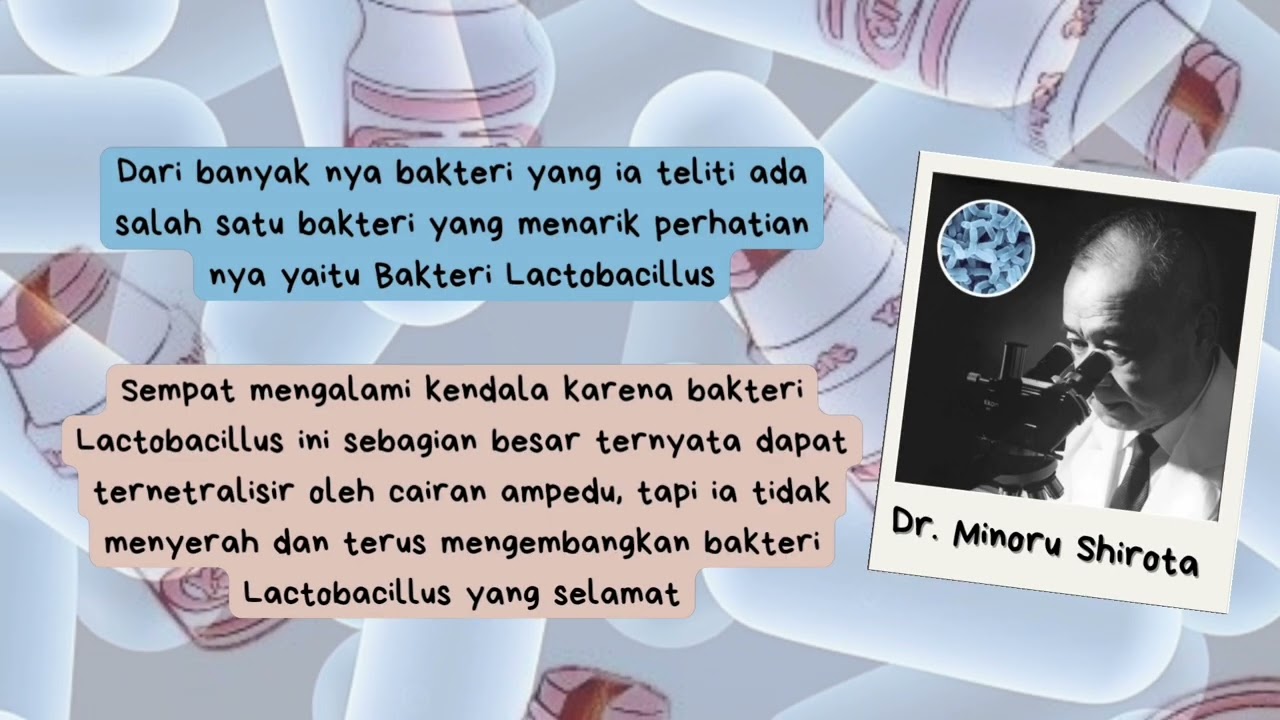 Dr. Minoru Shirota pendiri yakult