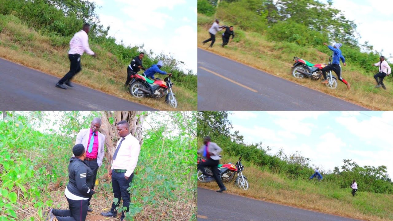 Bodaboda guy disappeared as wind kama upepo😭😭Fear Judas in the bible😭😭Ooh my God lazima utalia