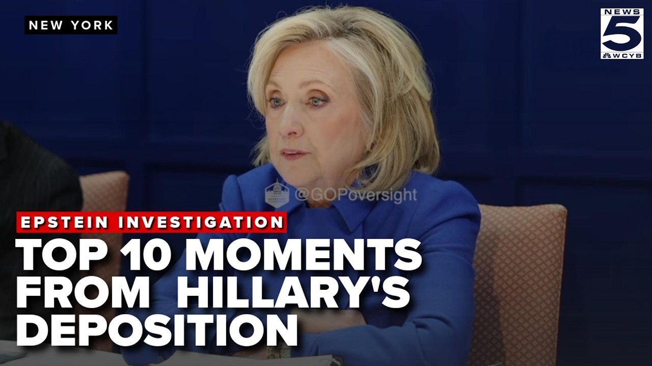 10 MOMENTS you can't miss from Hillary Clinton's EPSTEIN DEPOSITION