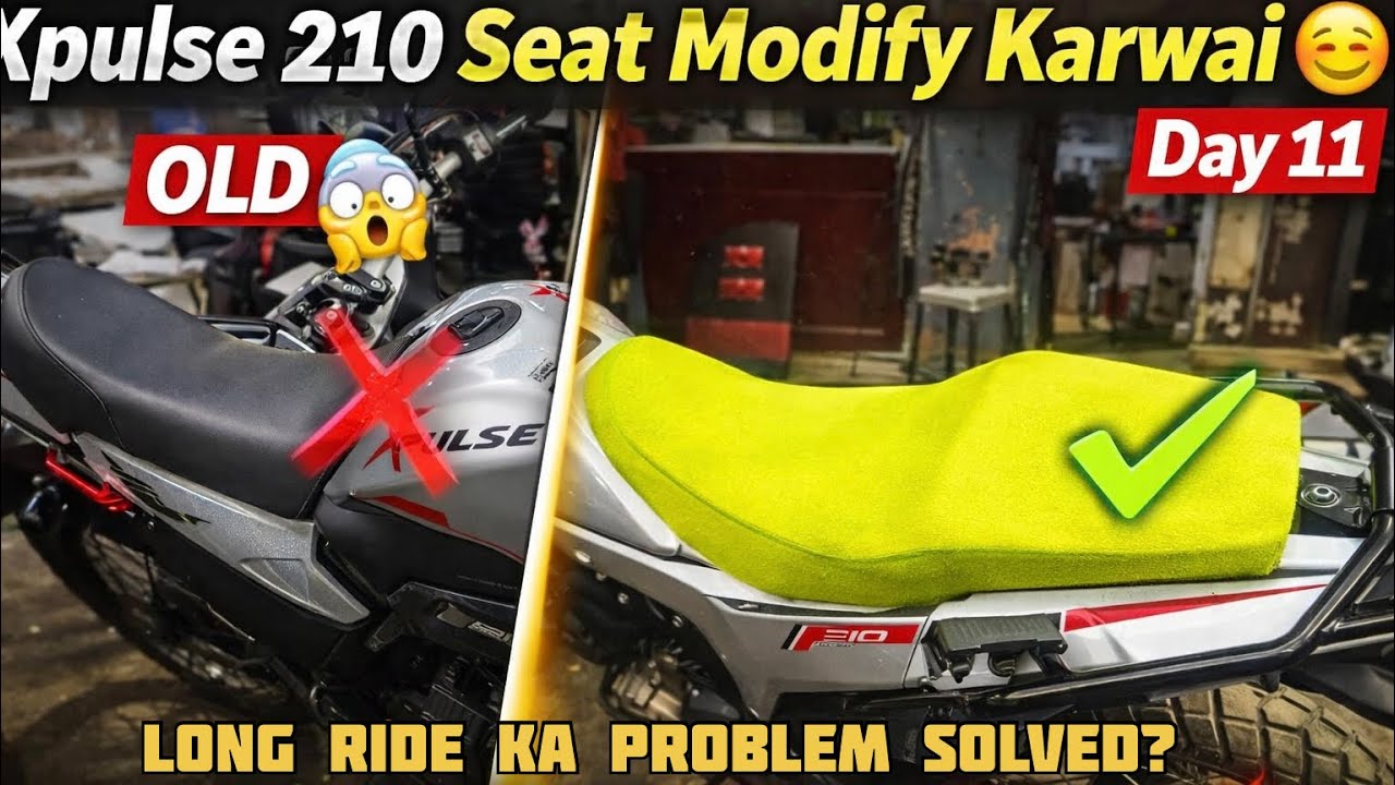 Xpulse 210 Seat Upgrade 🔥 Worth It Ya Nahi? | Day 11 Vlog. #trending 