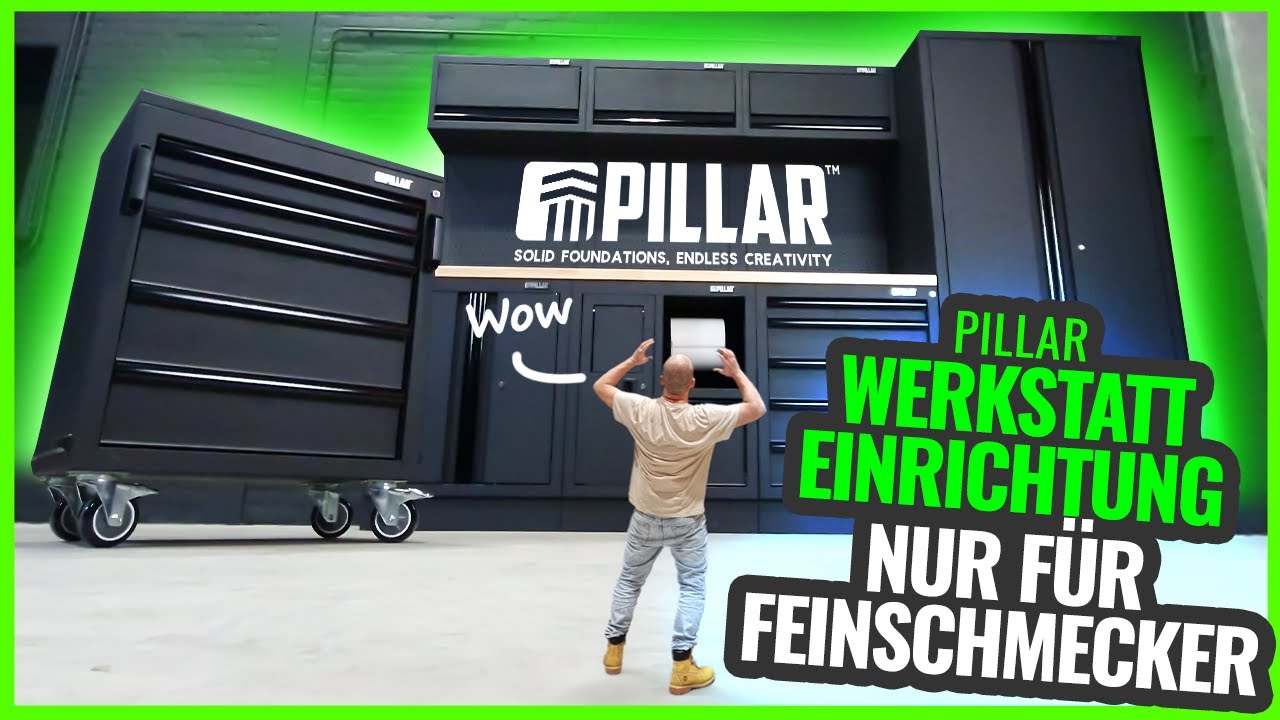 Ist dies die stilvollste Werkstatt aller Zeiten? Pillar modulare Werkstatteinrichtung