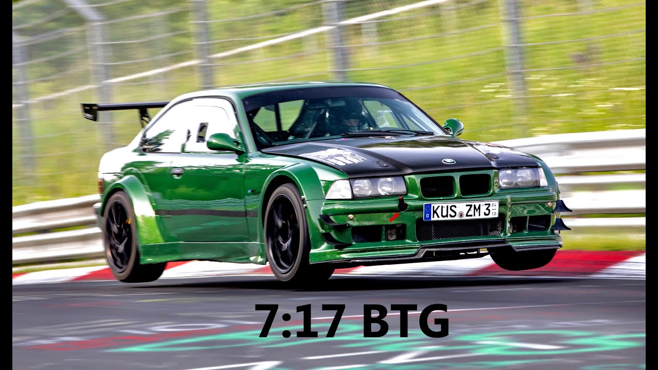 BMW e36 M3 GTR BTG 7:17 Nürburgring Nordschleife