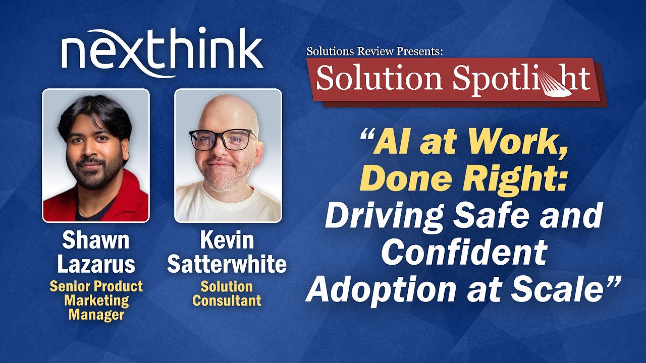 AI at Work, Done Right: Driving Safe and Confident Adoption at Scale | with @Nexthinker