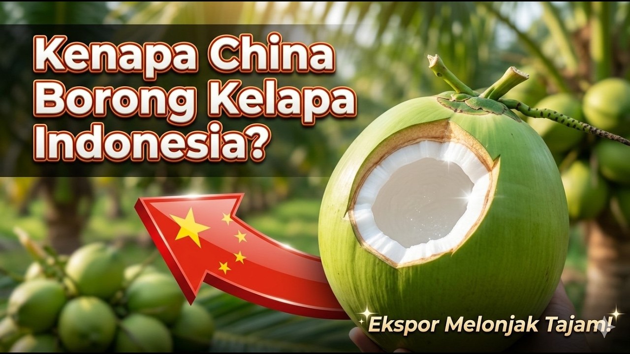 Kenapa China Borong Kelapa Indonesia? Ekspor Melonjak Tajam!