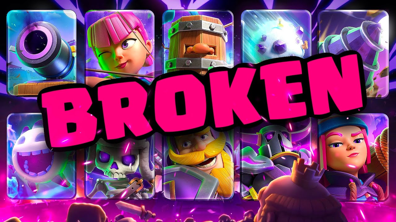 Every BROKEN Evolution in Clash Royale... EVER!