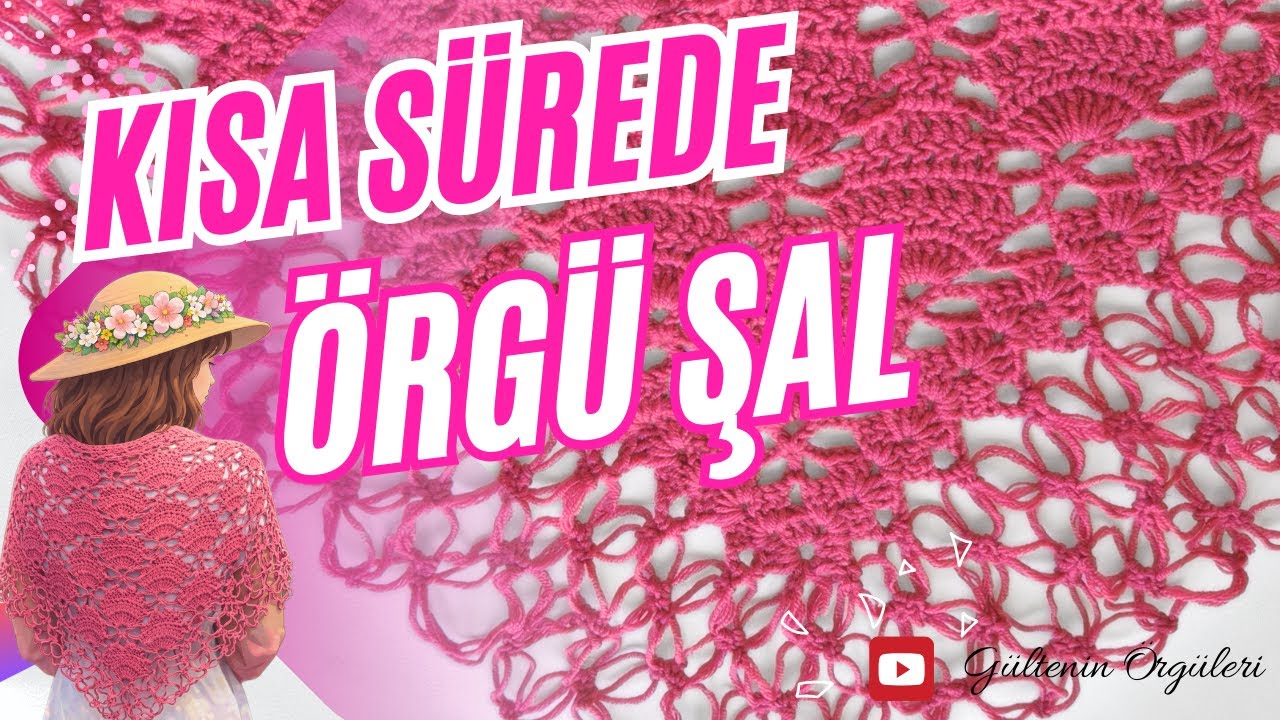 Hem Kolay Hem Şık Şal Modeli
