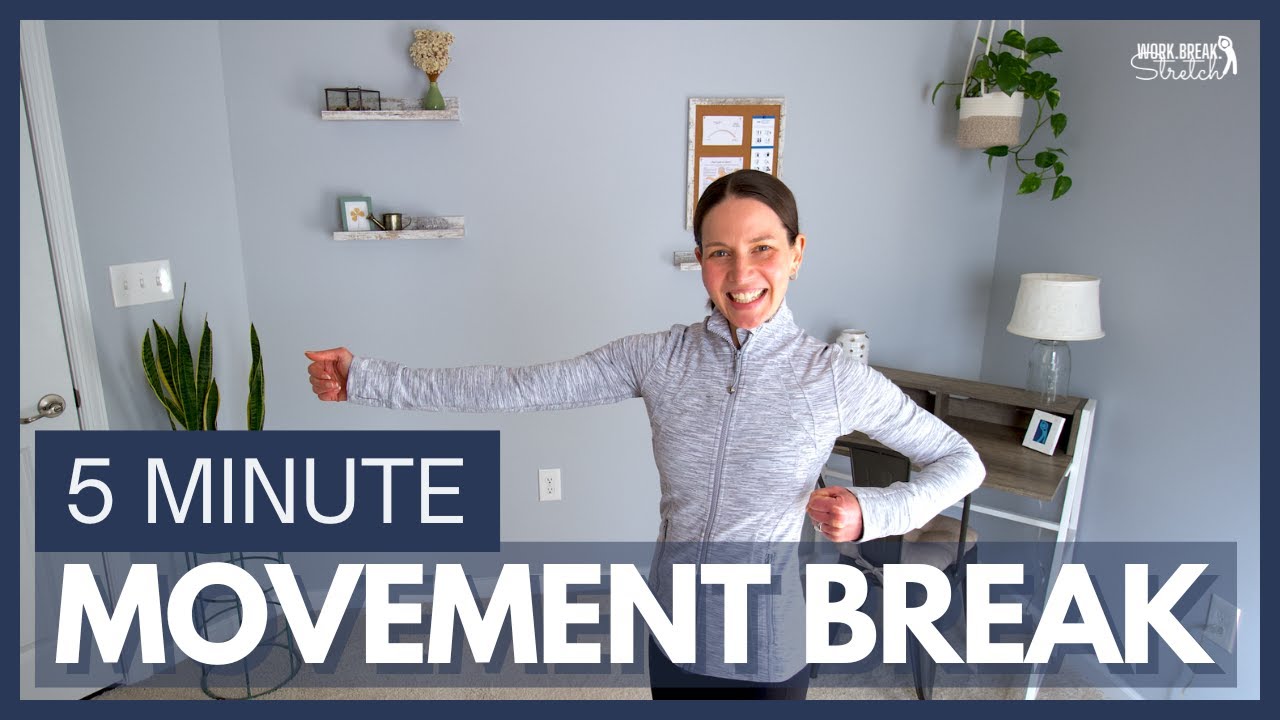 5 Minute Standing Movement Break | Office Friendly and No Equipment