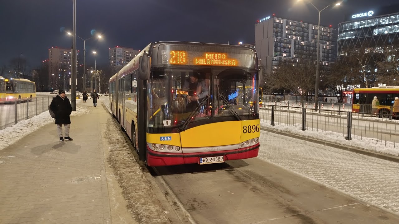 Solaris Urbino 18 III #8896 [🚍 218] MZA Warszawa
