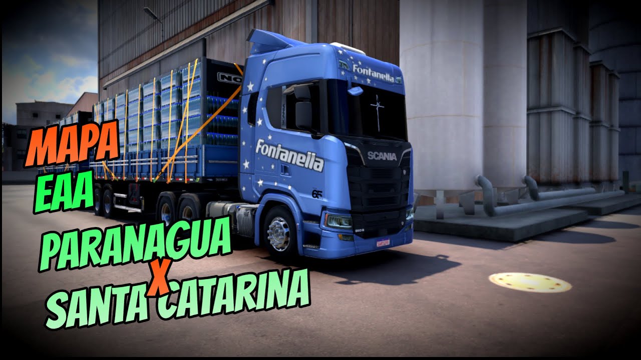 MAPA EAA  1.58 SIMULANDO AO MAXIMO | ETS2 LIVE