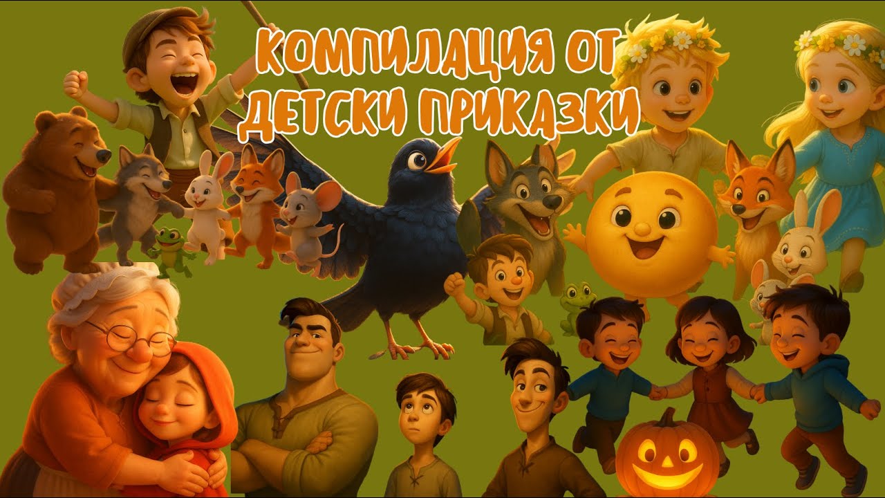 1 ЧАС БЪЛГАРСКИ ПРИКАЗКИ | Дядовата ръкавичка, Житната питка и още | Приказки за деца | Кукуригу ТВ