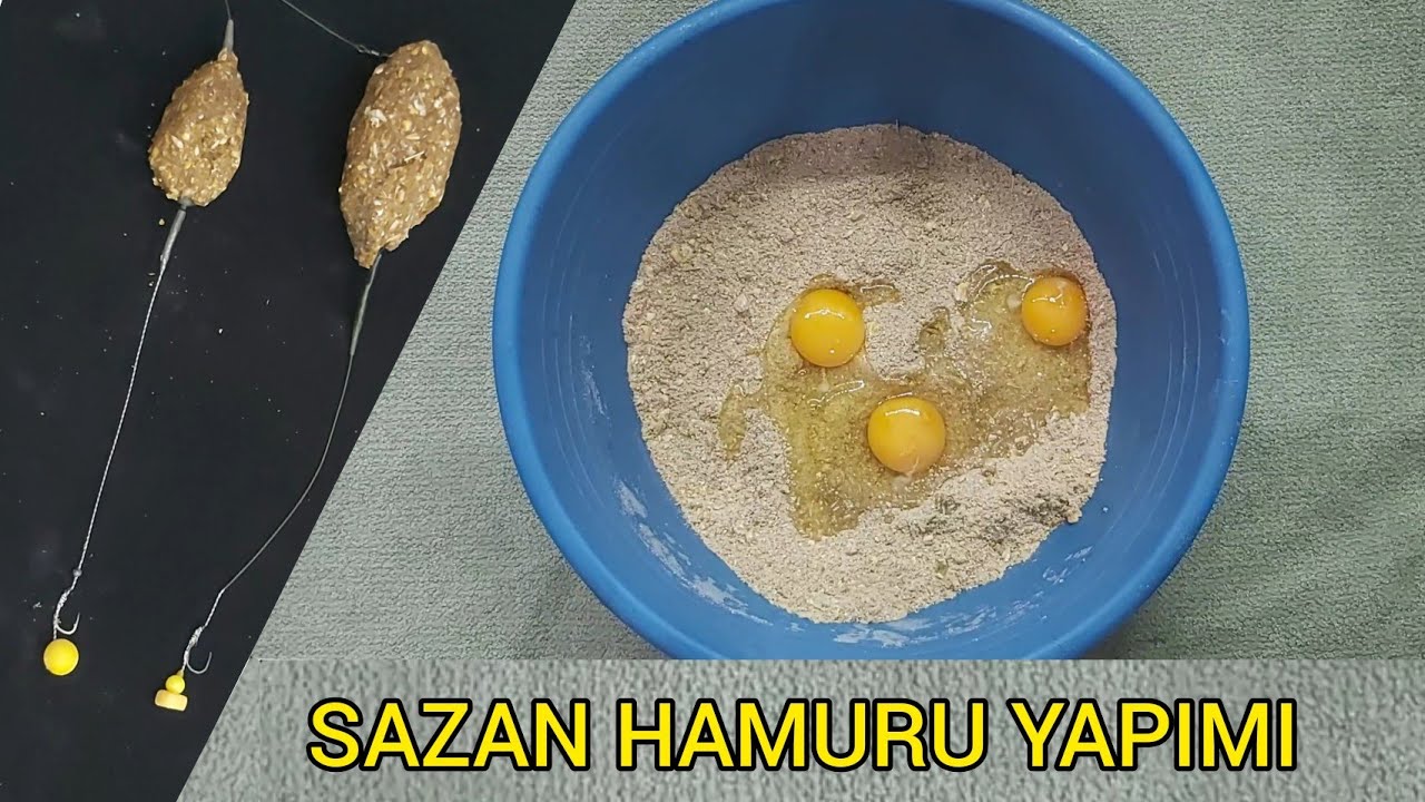 Sazan Hamuru Nasıl Hazırlanır [ Sazan Yemi Hazırlama ]