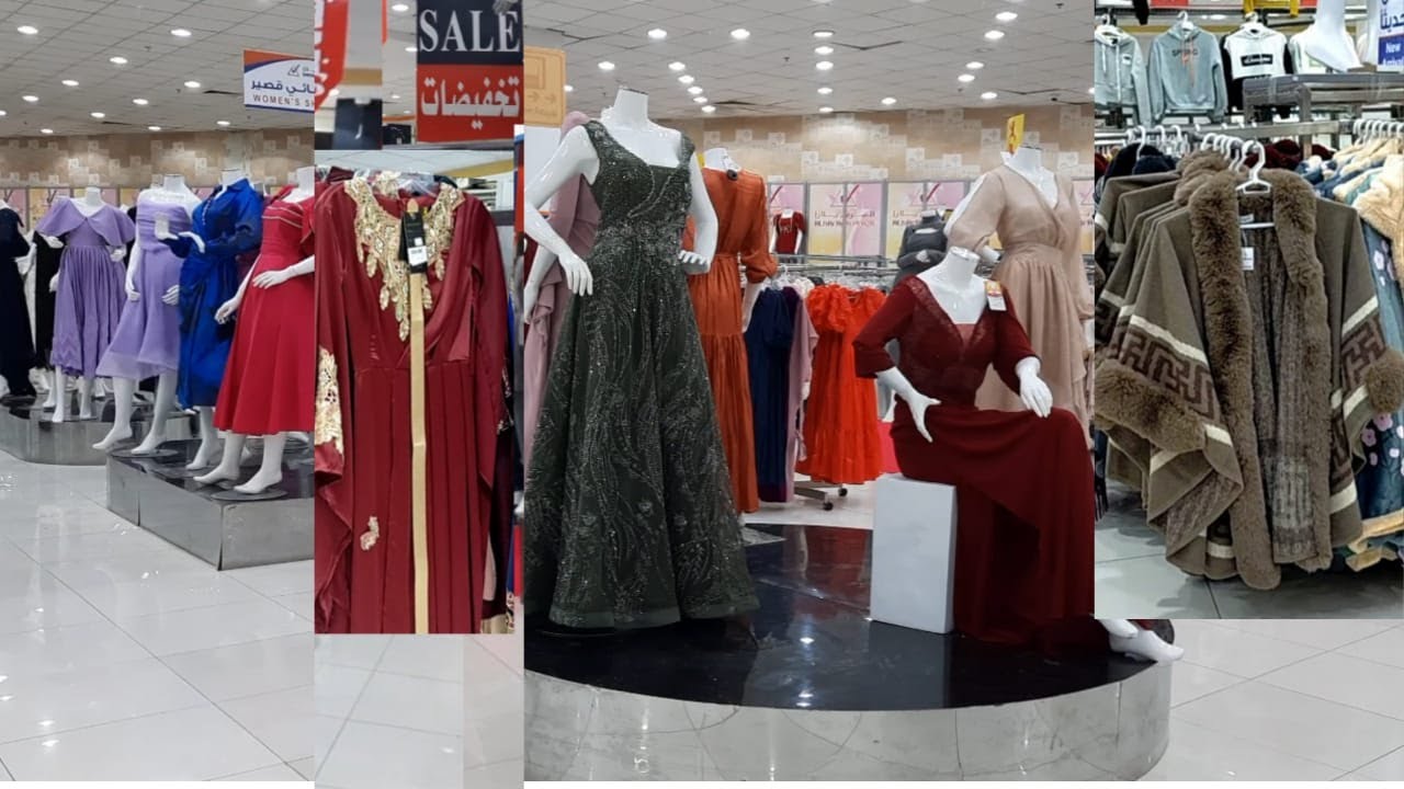 عروض الهرم الكبرى ع الملابس😱 اجمل عبايات فخمة/فساتين/جلابيات/شال قطيفه💯كاجوال ملابس شتوية بسعر رخيص🤩
