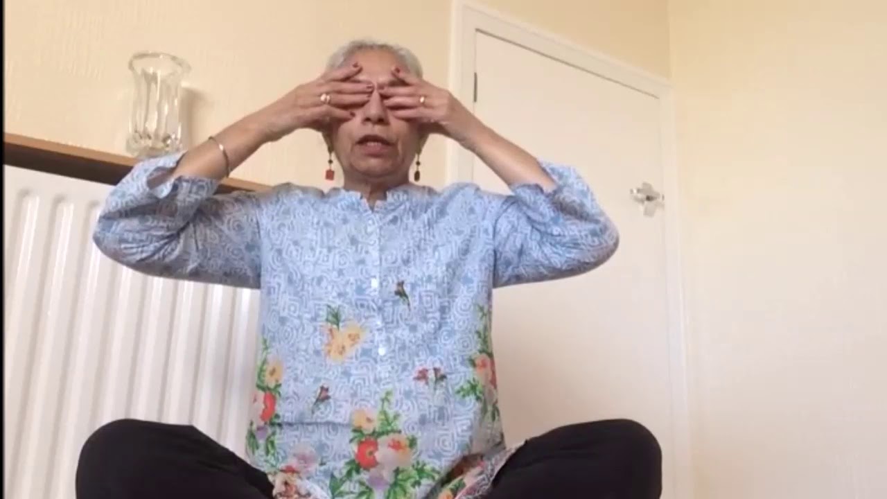 Humming Bee Breath Yoga Exercise