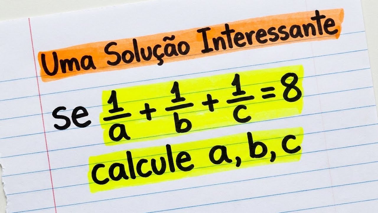Uma Equação Difícil com uma Resolução Simples
