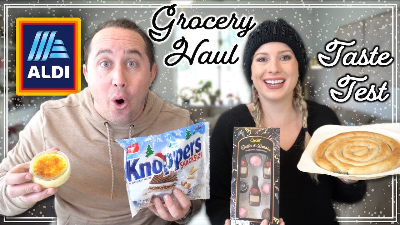 NEW AT ALDI HAUL AND TASTE TEST