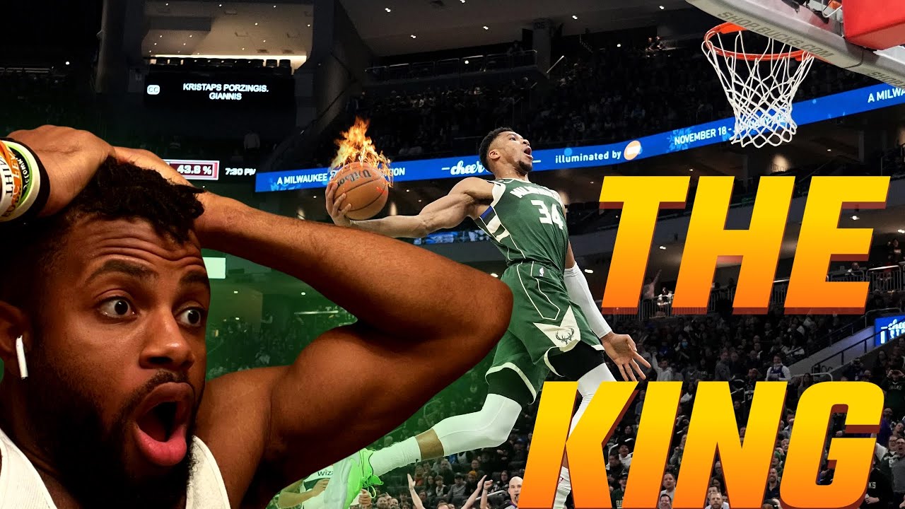 GIANNIS ANTETOKOUNMPO HIGHLIGHTS (REACTION)