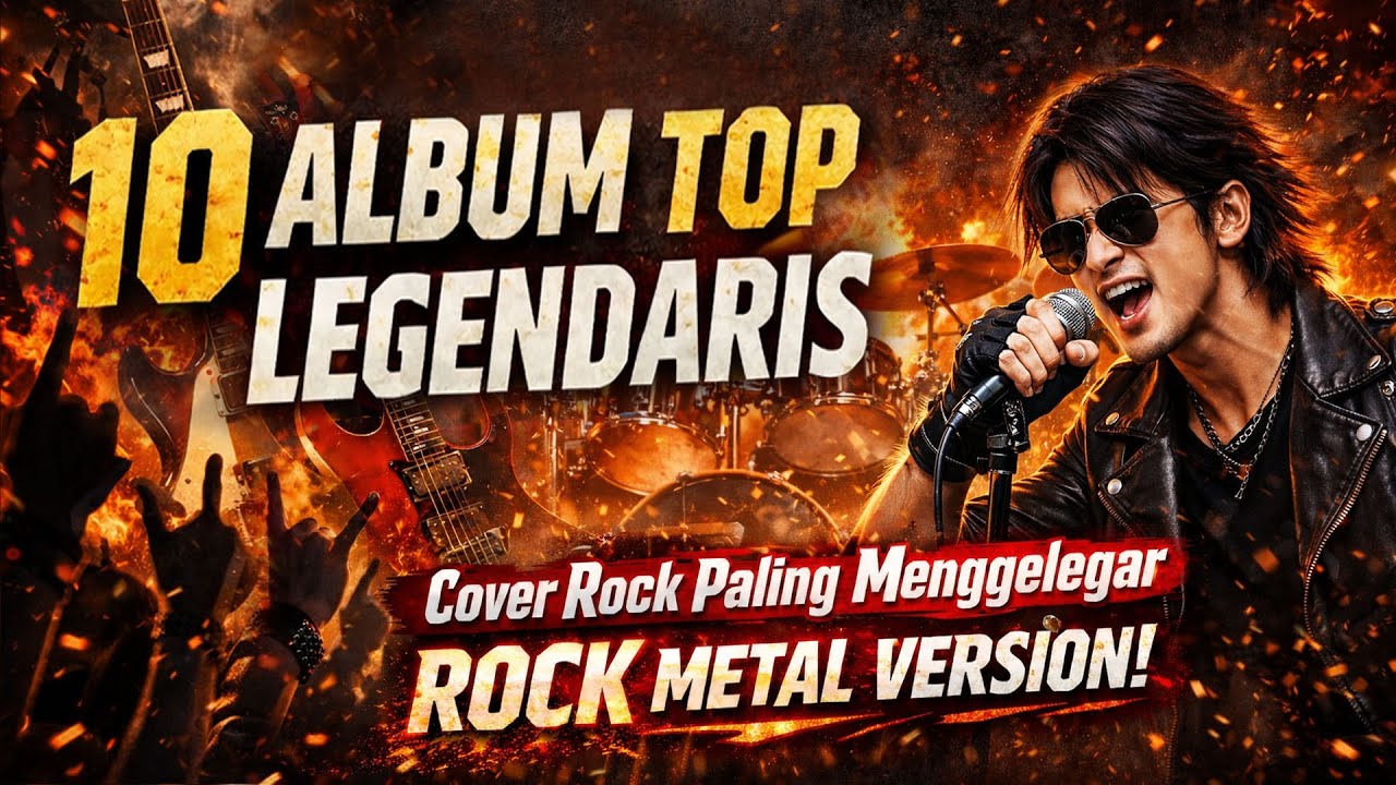 10 ALBUM TOP LEGENDARIS Indonesia | Cover Rock Metal Paling Menggelegar 2026 🔥🤘