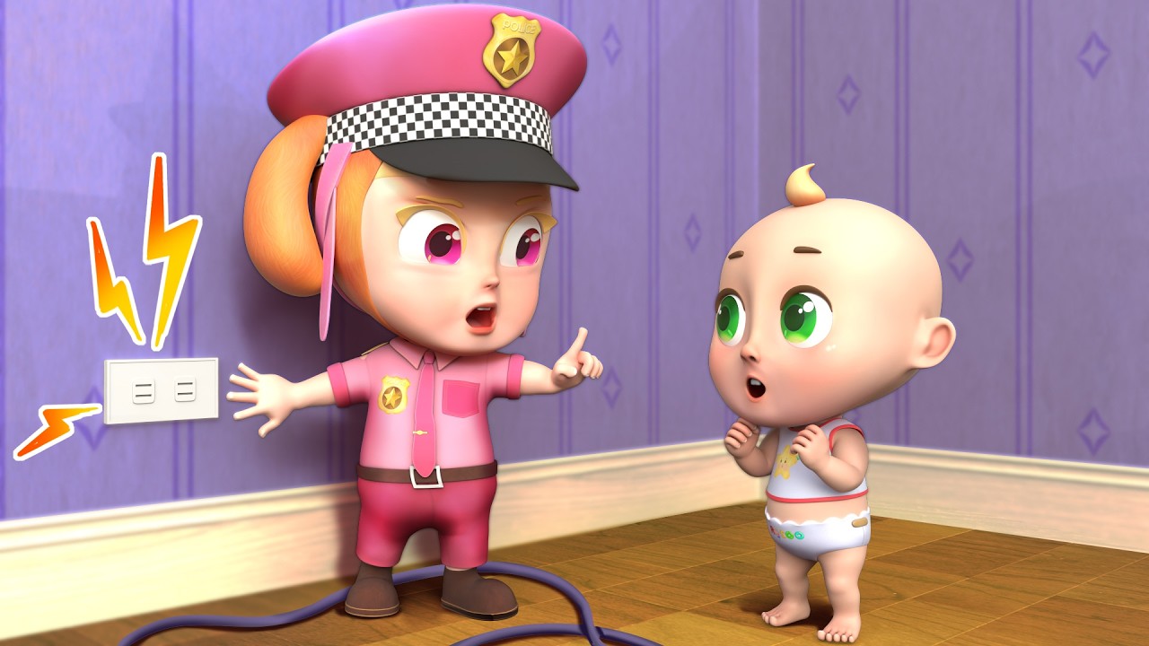 Baby Learns Electrical Safety🏠| Electrical Outlet Safety | Rosoo Nursery Rhymes & Kids Songs