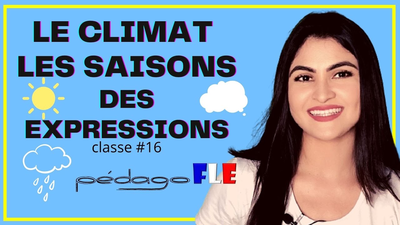 Como decir el CLIMA en FRANCES - Vocabulario en FRANCES - clase 16