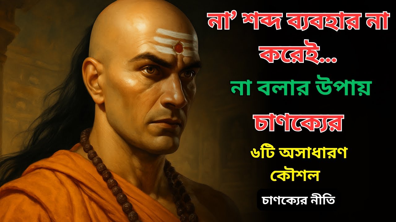 না’ শব্দ ব্যবহার না করেই… না বলার স্মার্ট উপায় | চাণক্যের নীতি | Chanakya Niti | Bengali Motivation