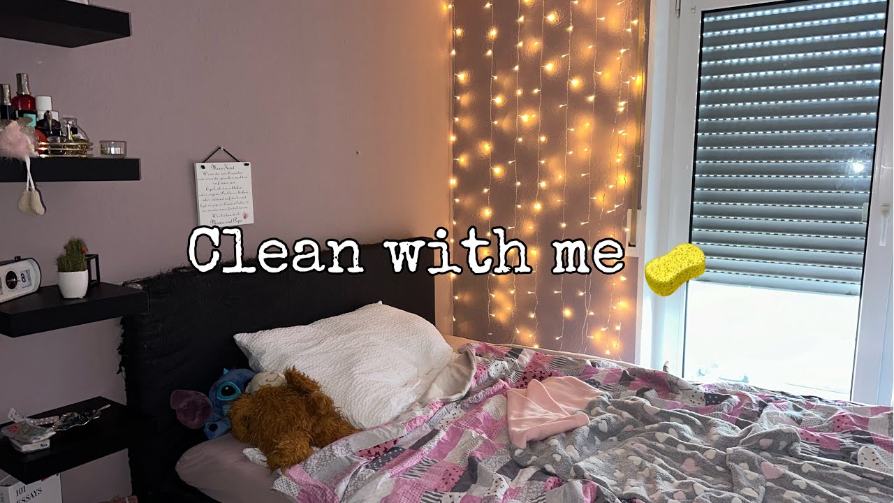 Clean with me 🧽 • Mein Zimmer aufräumen